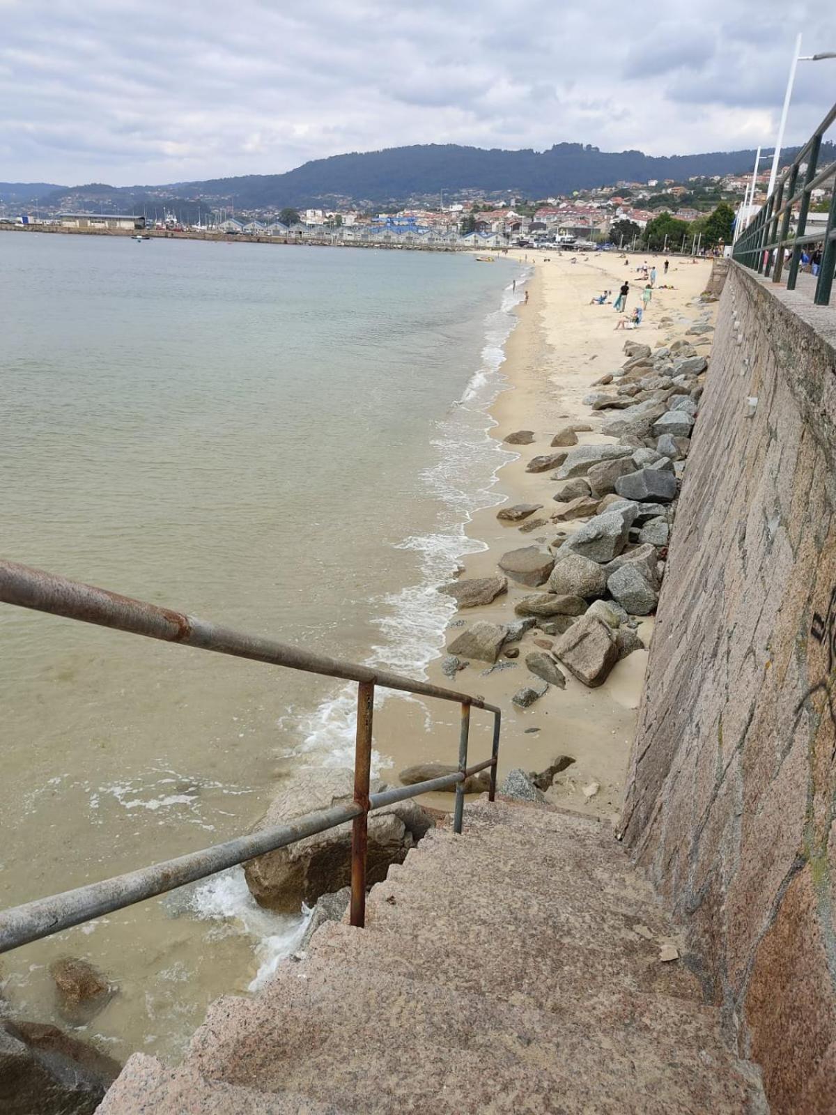 Apartamento Aguamarina Bueu Bagian luar foto